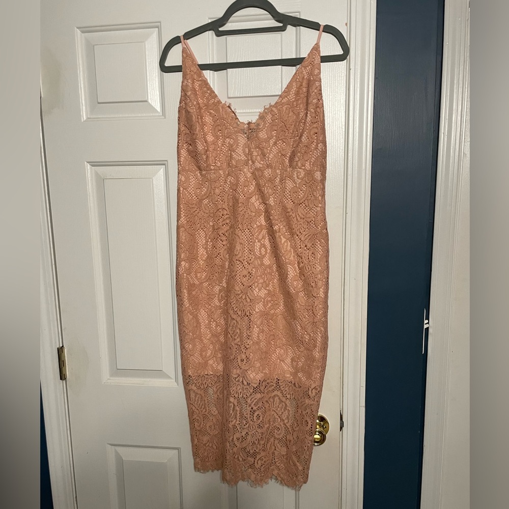 NWT Bardot lace spaghetti strap dress